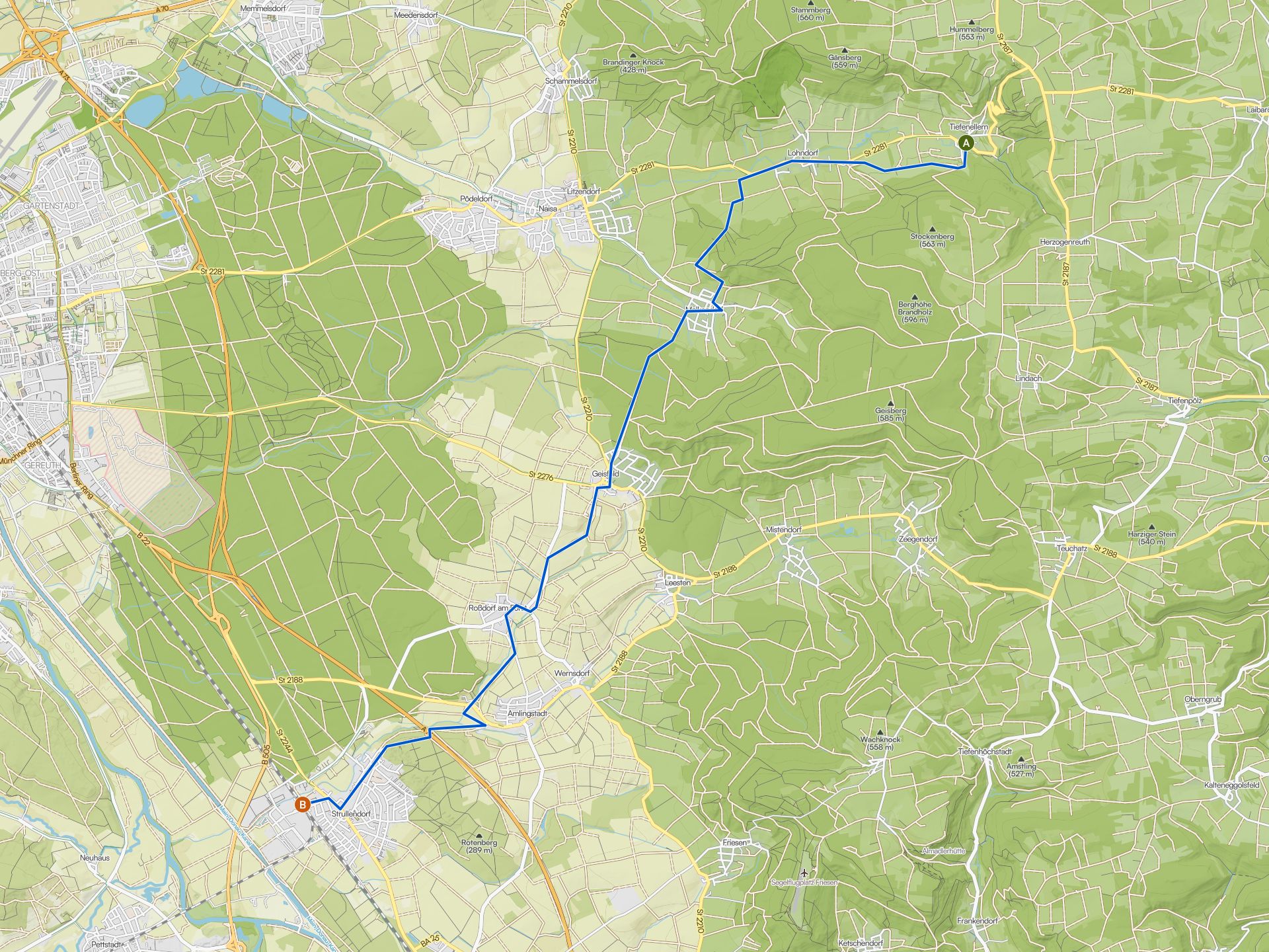 Die schönsten Wanderungen rund um Landkreis Bamberg | Komoot